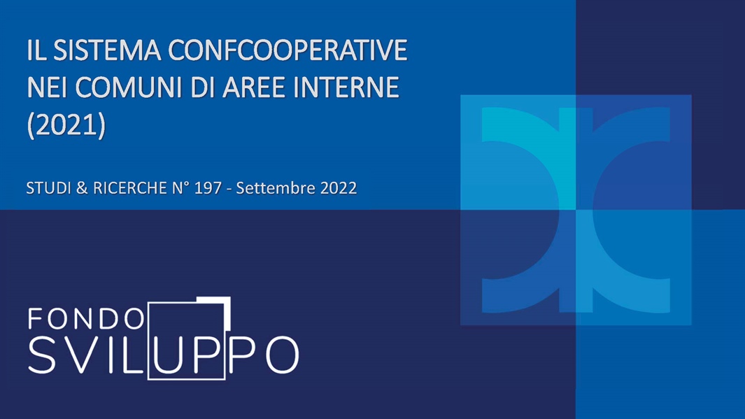 IL SISTEMA CONFCOOPERATIVE NEI COMUNI DI AREE INTERNE (2021)