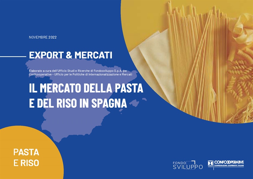 IL MERCATO DELLA PASTA E DEL RISO IN SPAGNA